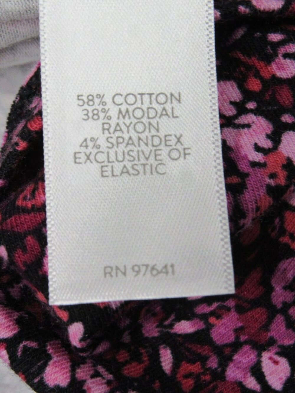 NWT J Jill Smocked Keyhole Mock Neck Blouse Top 3X Strawberry Pink Floral Print - Picture 4 of 4